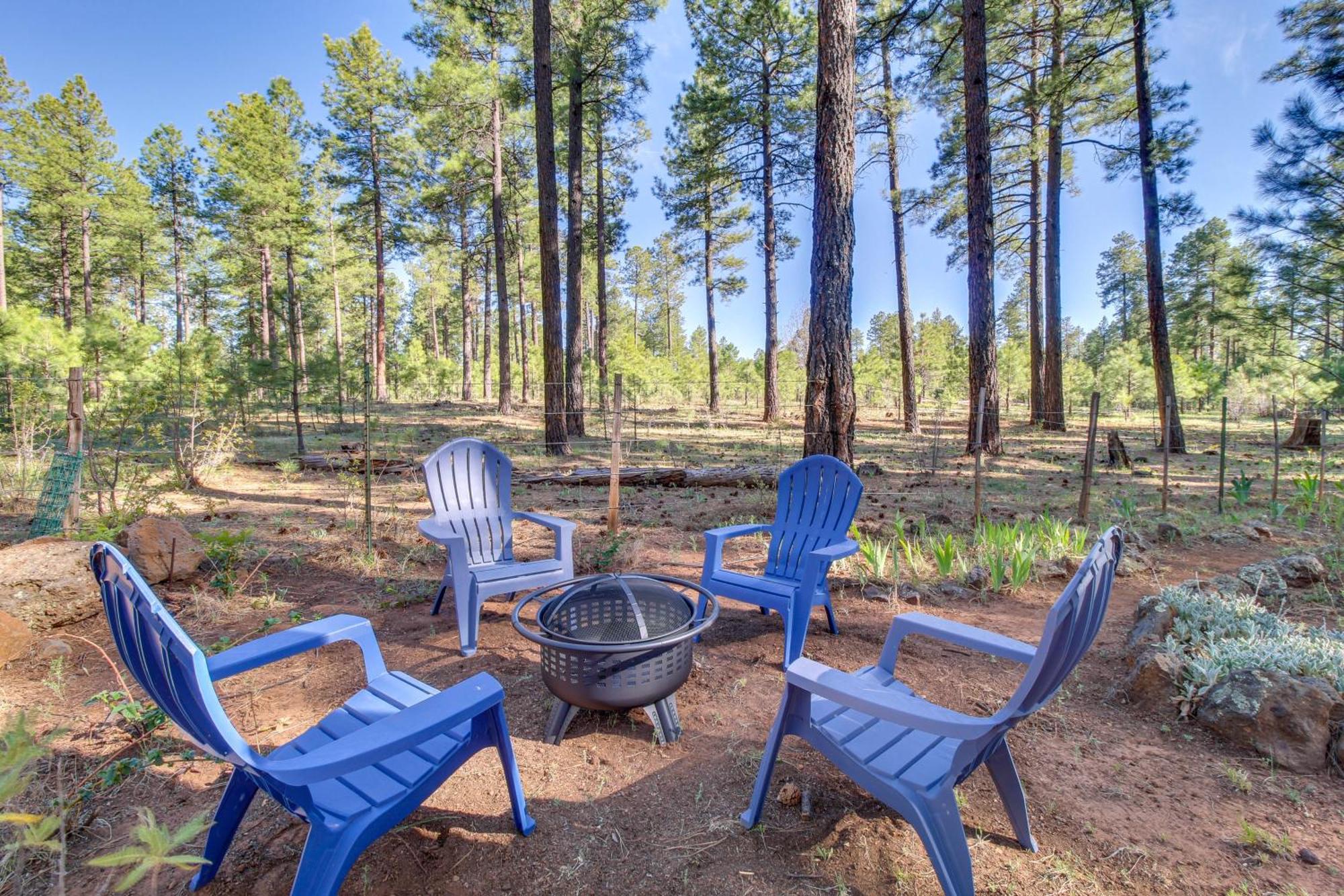 Peaceful Pinetop Cabin With Deck And Fire Pit! Vila Indian Pine Exterior foto