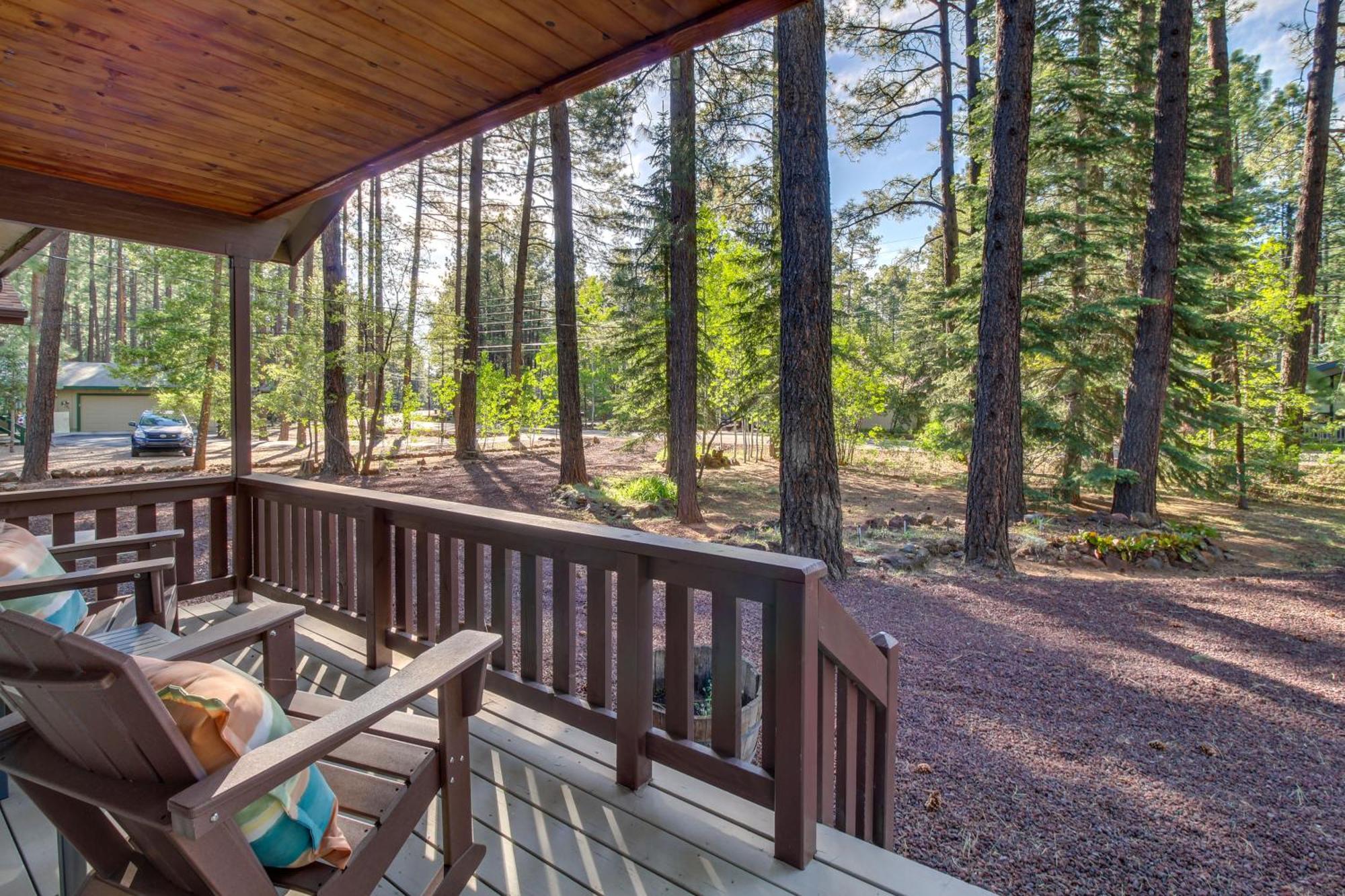 Peaceful Pinetop Cabin With Deck And Fire Pit! Vila Indian Pine Exterior foto