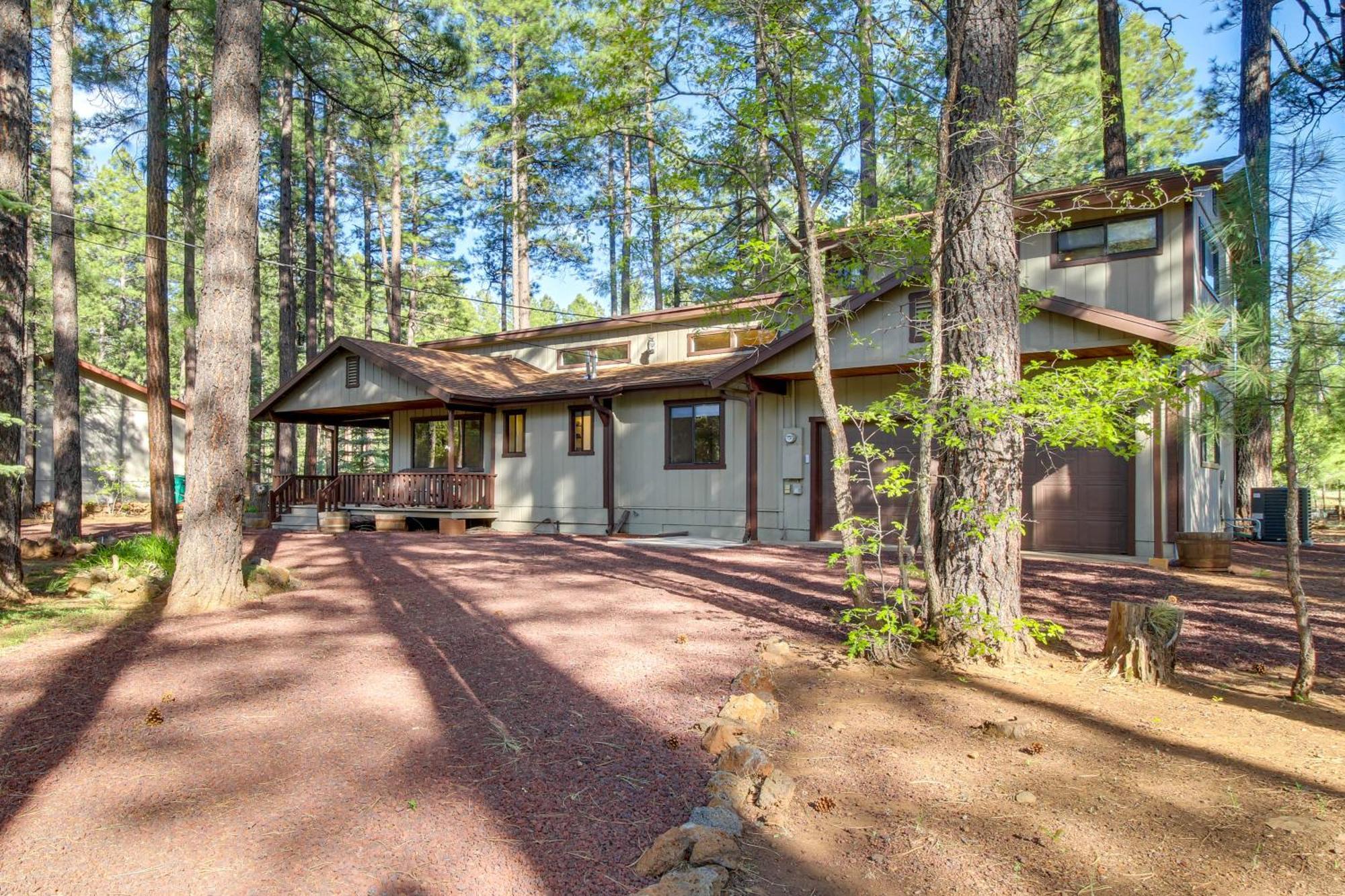 Peaceful Pinetop Cabin With Deck And Fire Pit! Vila Indian Pine Exterior foto